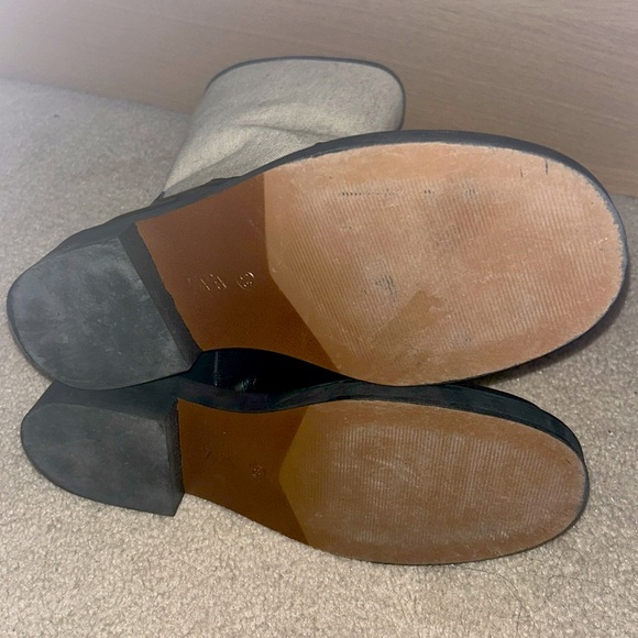 Black mid calf riding boot - Picture 5 of 5